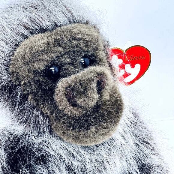 Ty Baby Rumbles Gorilla Plush Stuffed Animal Collect RARE Realistic Retired VTG - Picture 1 of 9